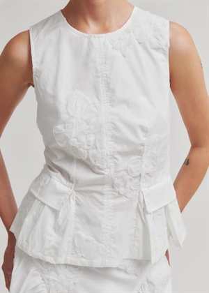 Ashley top Hvid Second Female 